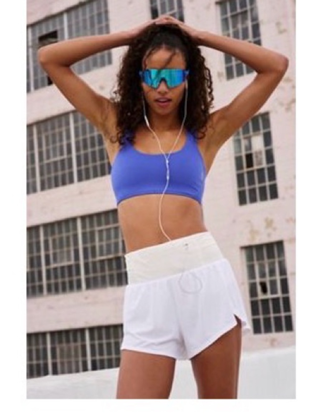 Light as Air UV Protection Run Shorts - White